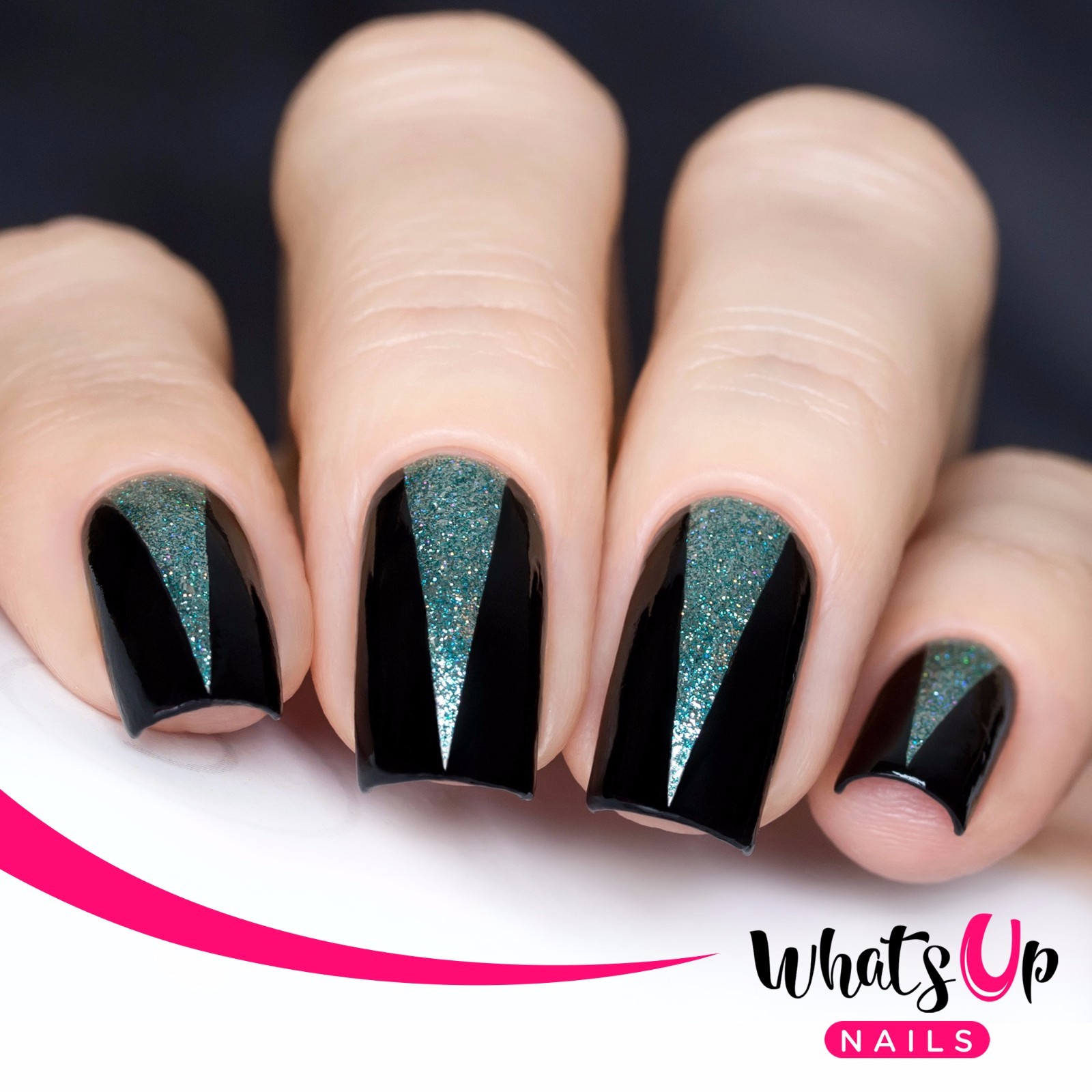 Whats Up Nails Triangle Tape for Nails, Aztec Nail Stencils, Nail Vinyls