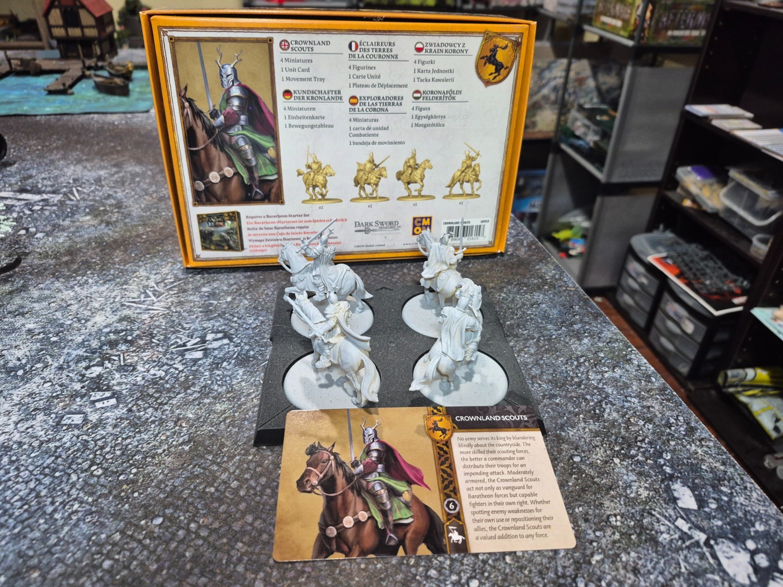 CMON A Song of Ice and Fire Tabletop Miniatures Crownland Scouts DDP PAID!!