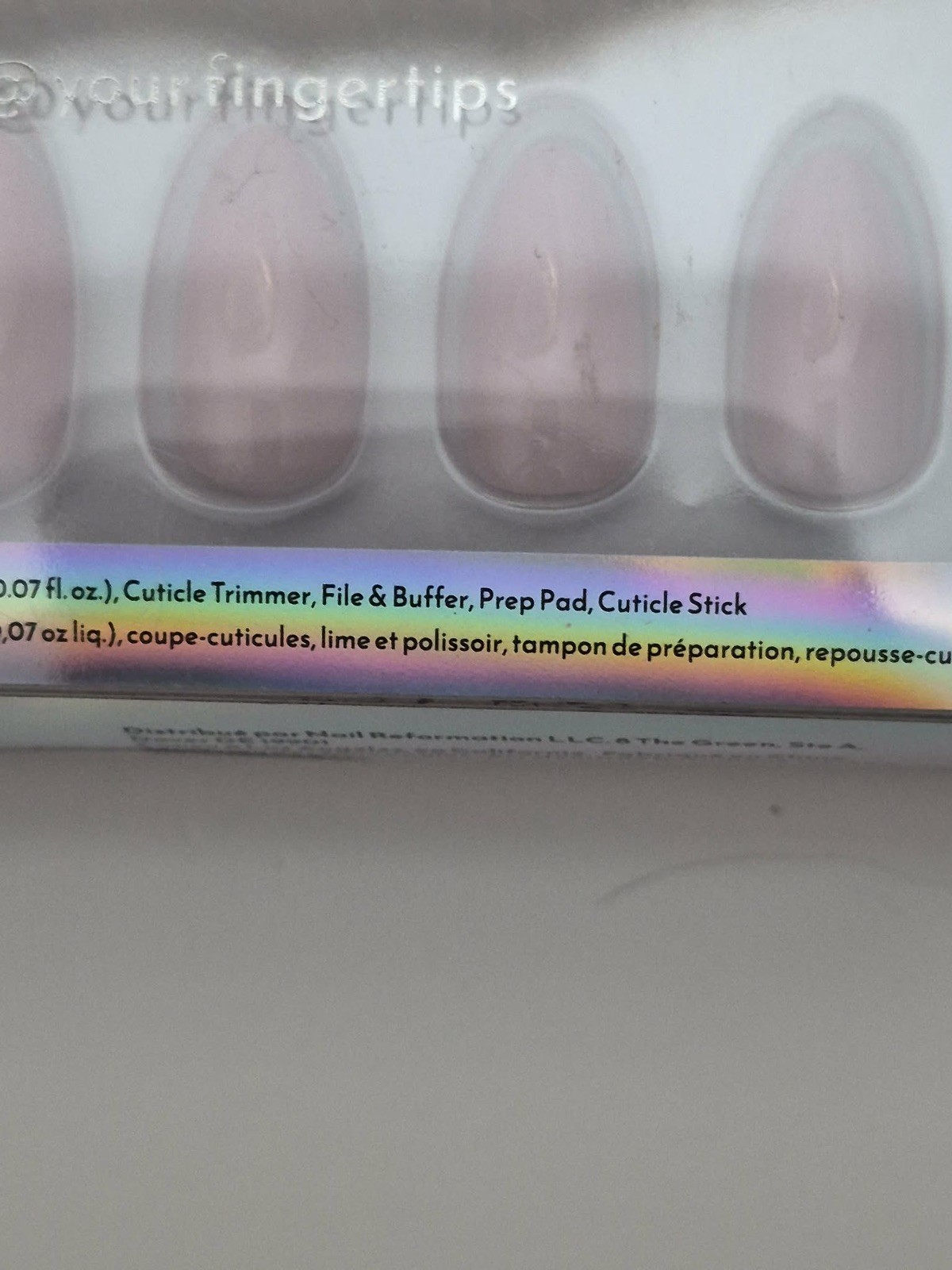 Nail Reformation Pink Short Almond Nails 32 Nails New in Box