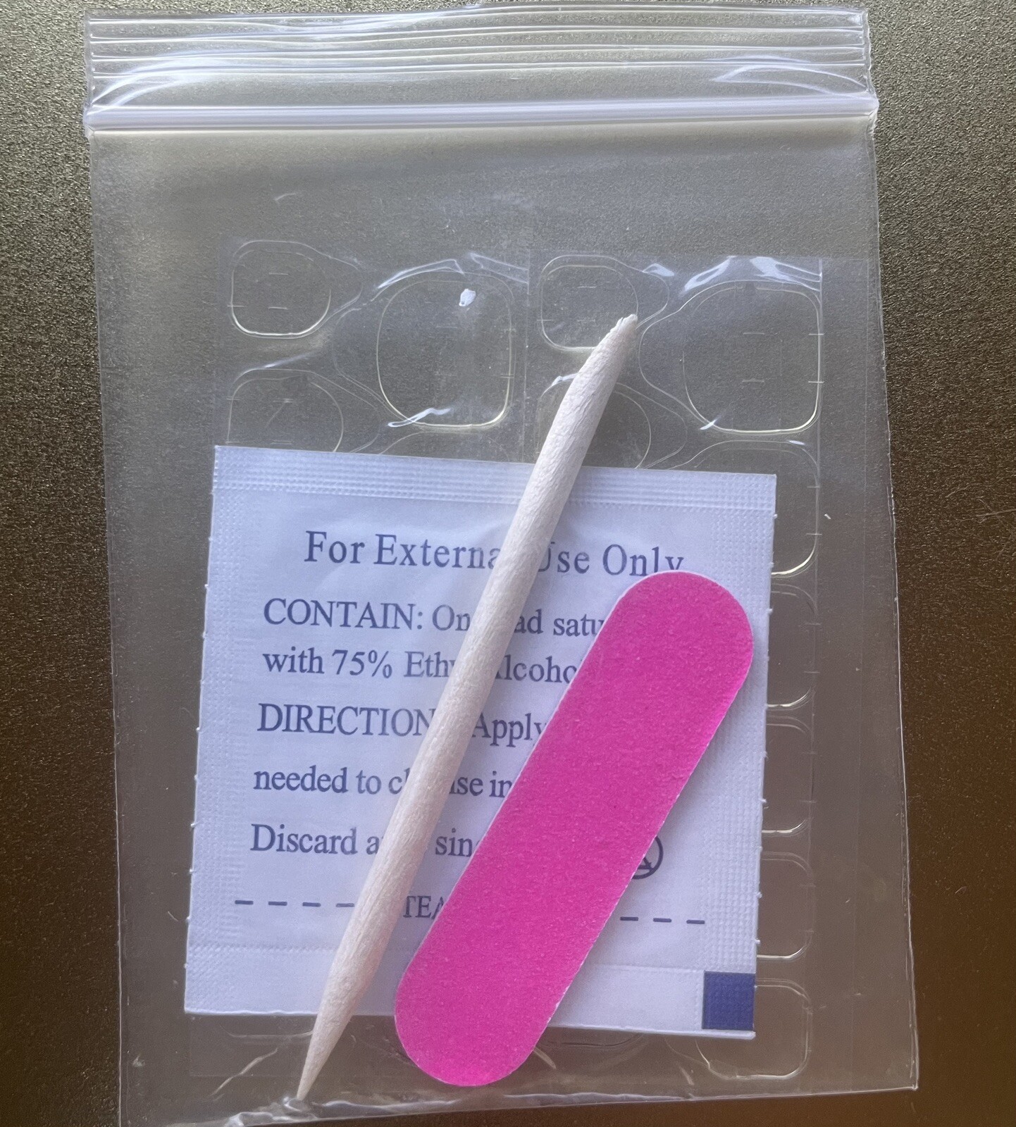 Long Style press on nails with medium size