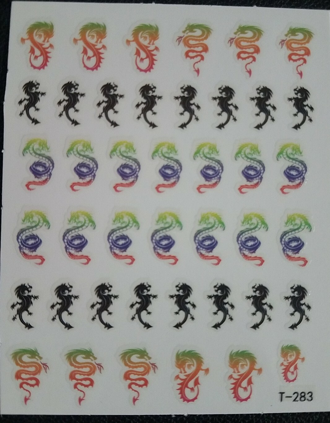 Dragon Nail Art Stickers