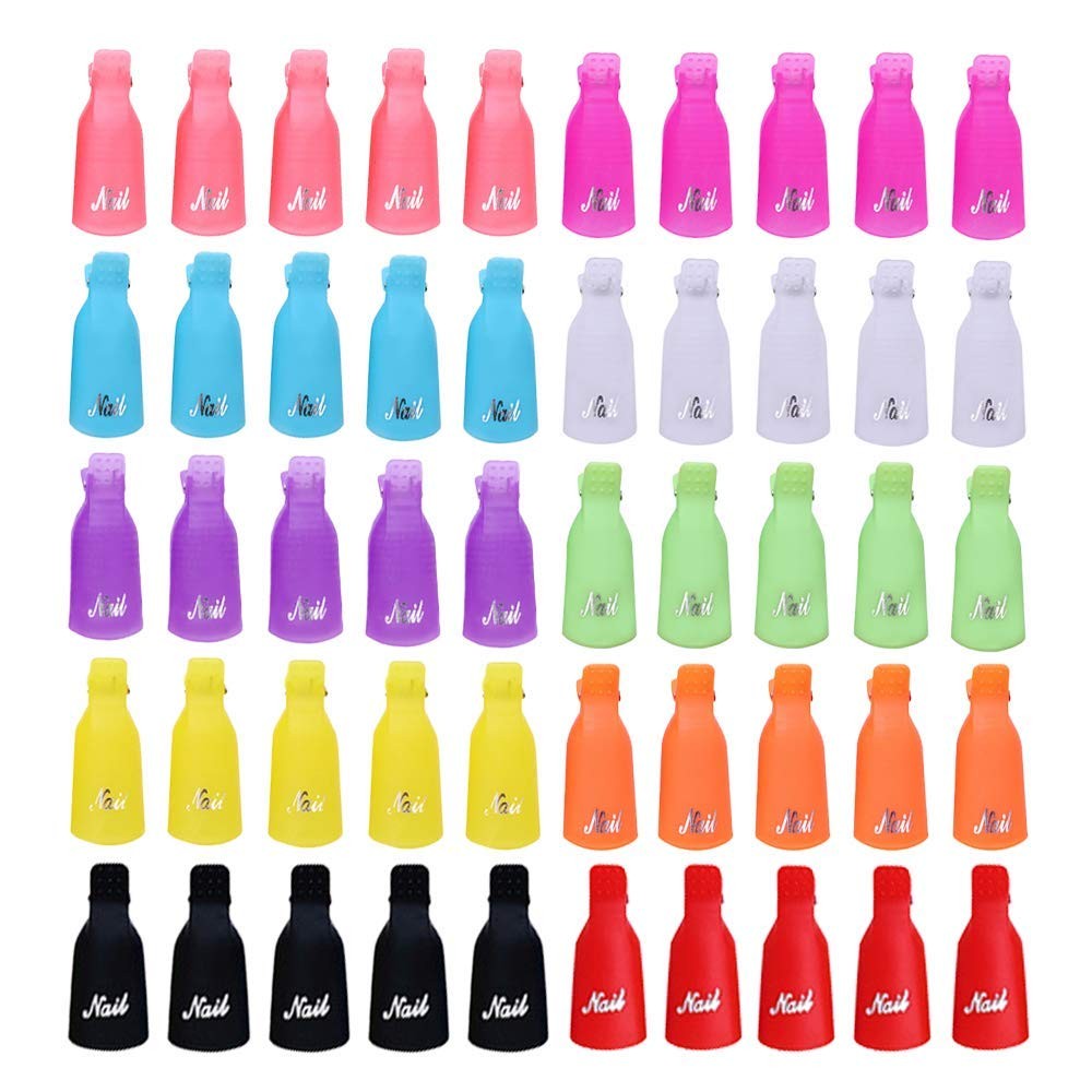 IRCHLYN Nail Polish Remover Clips, 100 Pcs Acrylic 100 Count (Pack of 1)