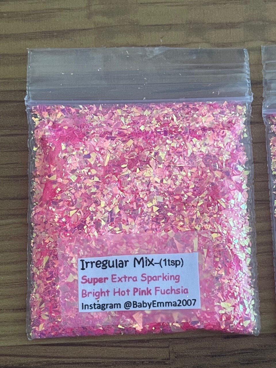 Solvent Resistant Xtra Spark Orange IRREGULAR shape Glitter-Nail Art Face Crafts