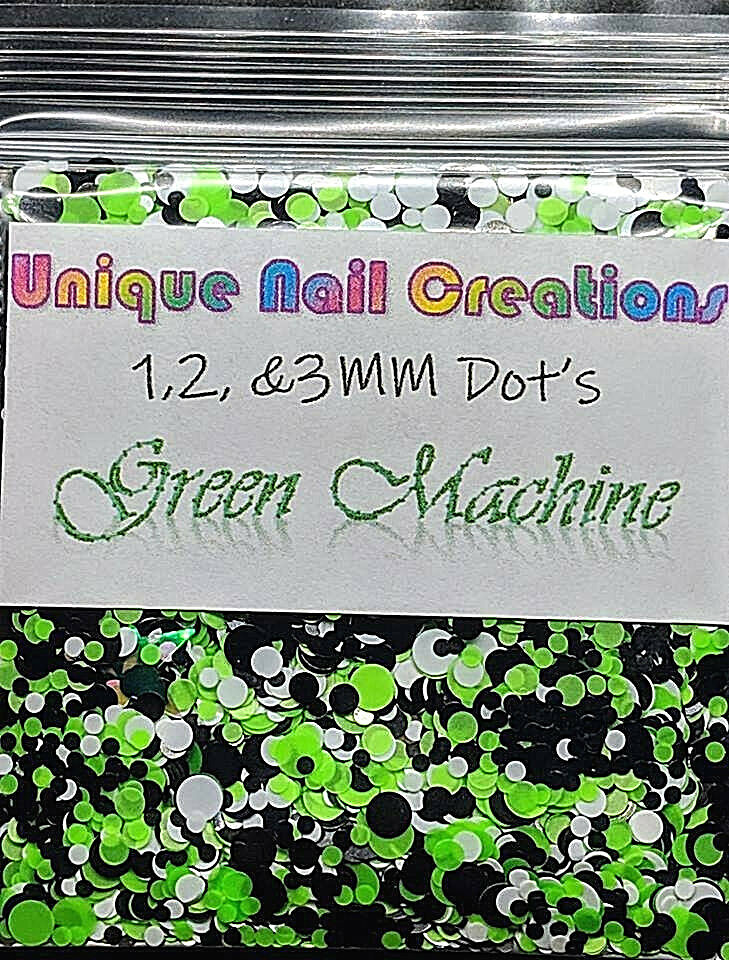 1,2,&3MM Mixed DOTS GLITTER BLENDS~U Choose Nail•Acrylic•Gel•Body Art•Face