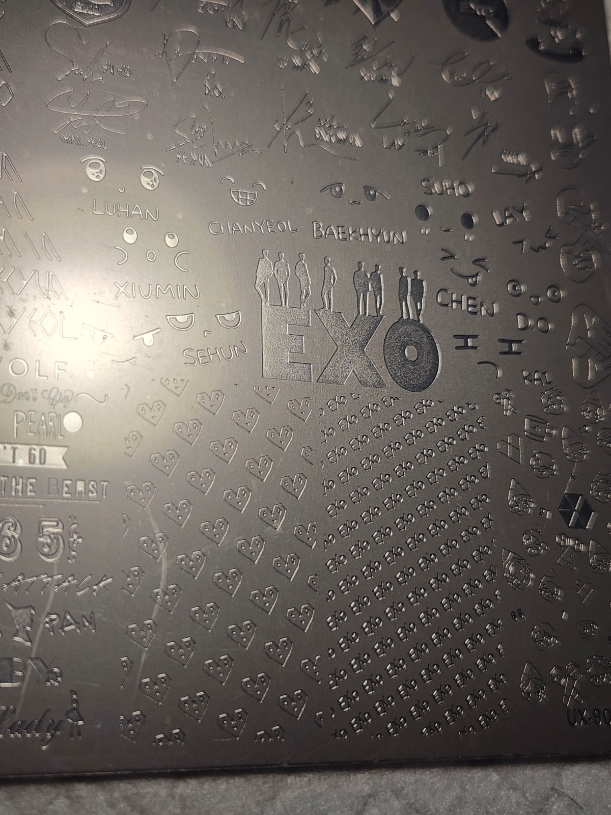 Nail Stamping Plate -K-Pop EXO UX-9061 – New