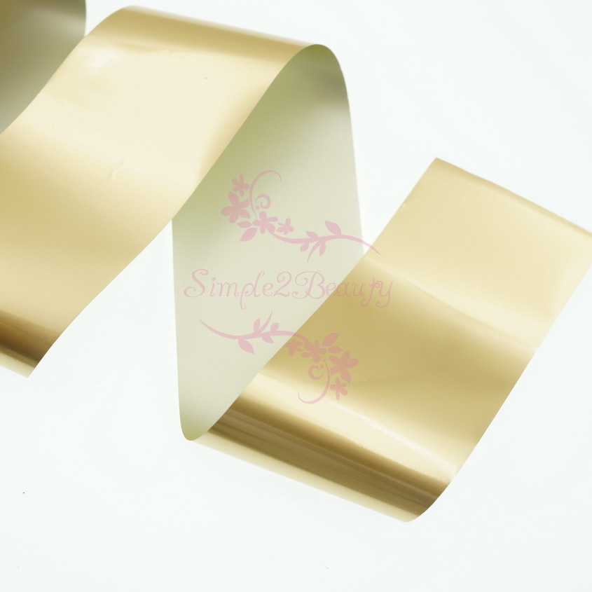 1 Roll 4CMx100M Matte Metallic Starry Transfer Foil Film Wraps Nail Art Manicure