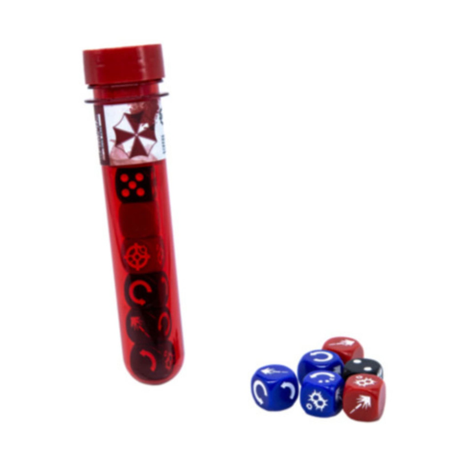 Steamforged Games Resident Evil 3 Board Game Dice Pack 16mm, Blue, Red, Black