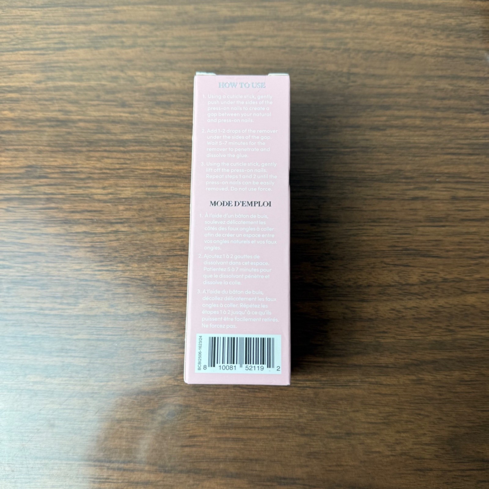 Glamnetic Press On Nail Remover NEW SEALED Odorless Acetone Free Gentle Vegan