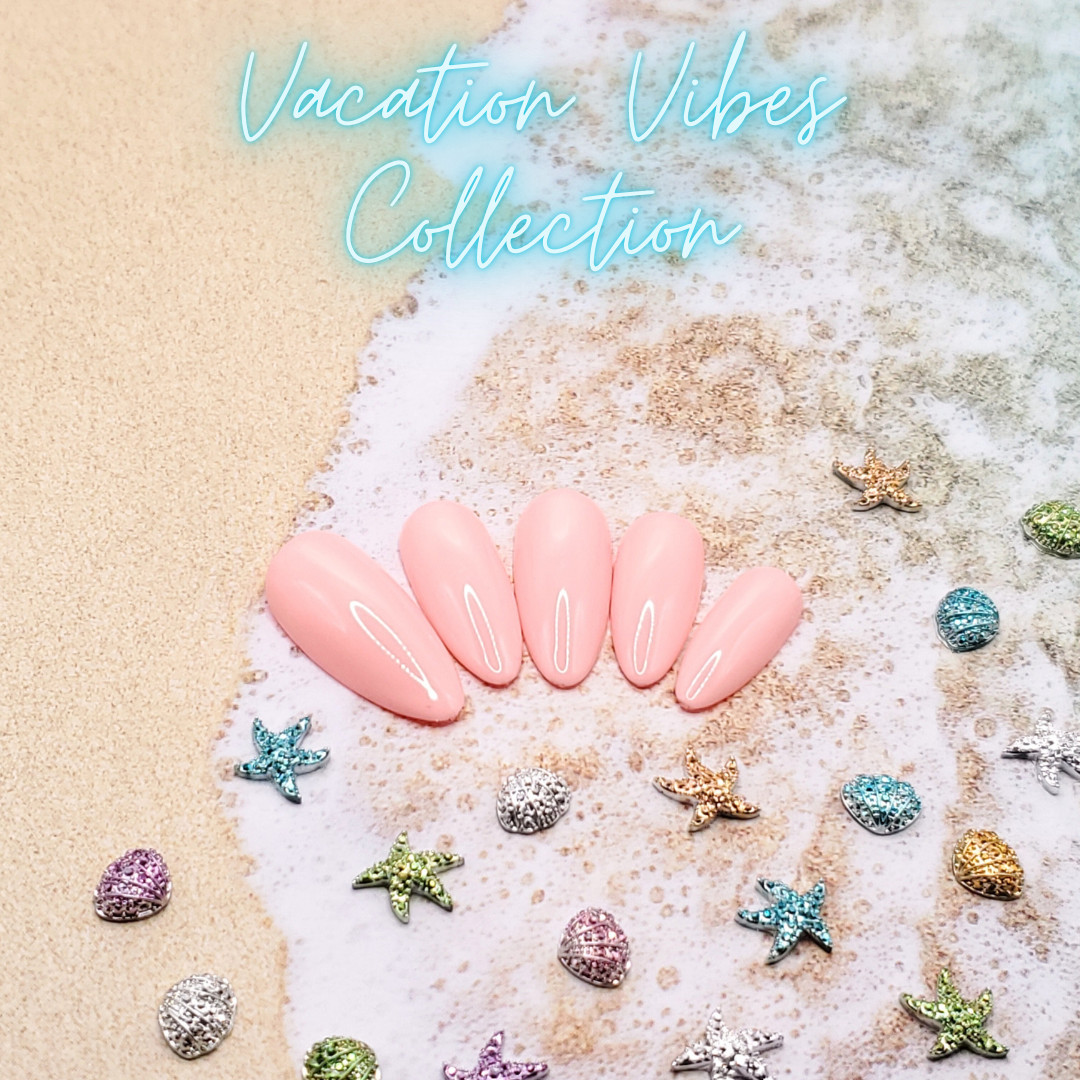 #411 Soft Pink Press On Nails | Handmade | Hard Gel Glue On Nails