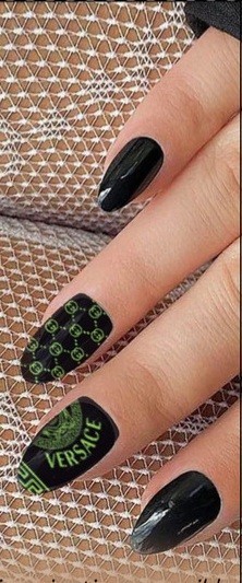 NWT NAIL ART DESIGN ONE SHEET SELF-SEAL STICKERS WHITE GLOW-IN-THE-DARK N°109!