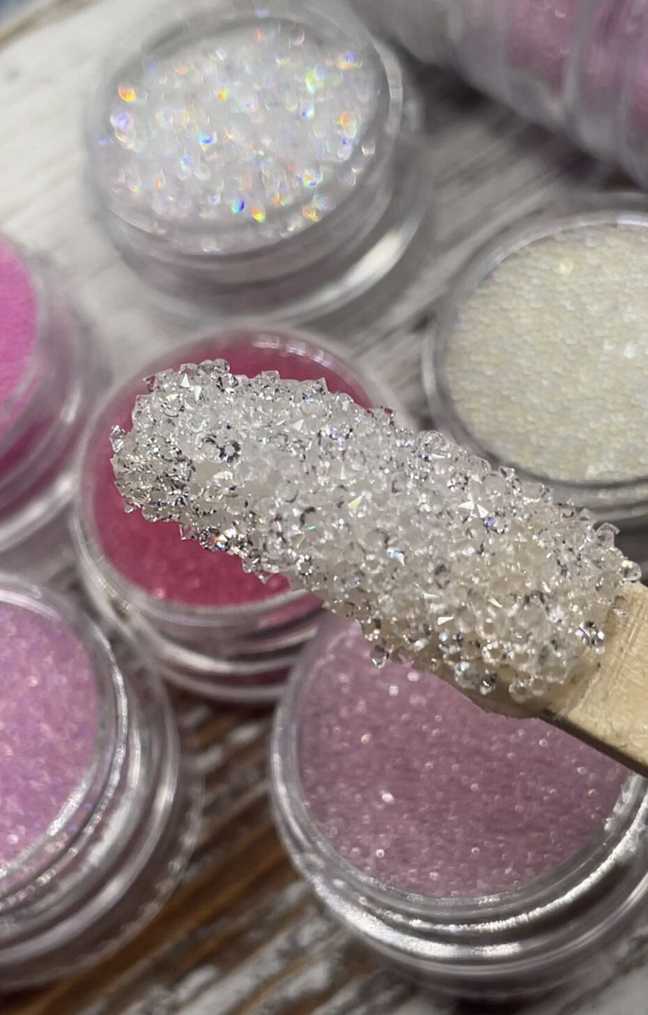 PinkCaviar Beads Mini Nail Crystal Glass Rhinestones 3D Nail Art Micro Beads DIY