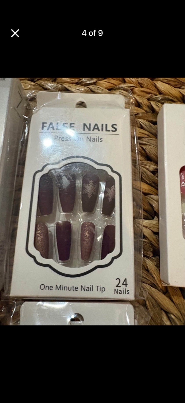 KISS Press-On Nails Jelly Fantasy & Gel Fantasy, Glue Included, Long, Glitter