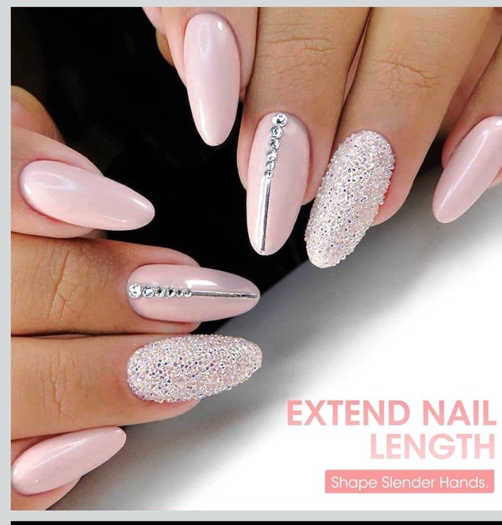 Buqikma 500PCS Short Nail Tips for Acrylic Nails – Clear 12 Sizes,