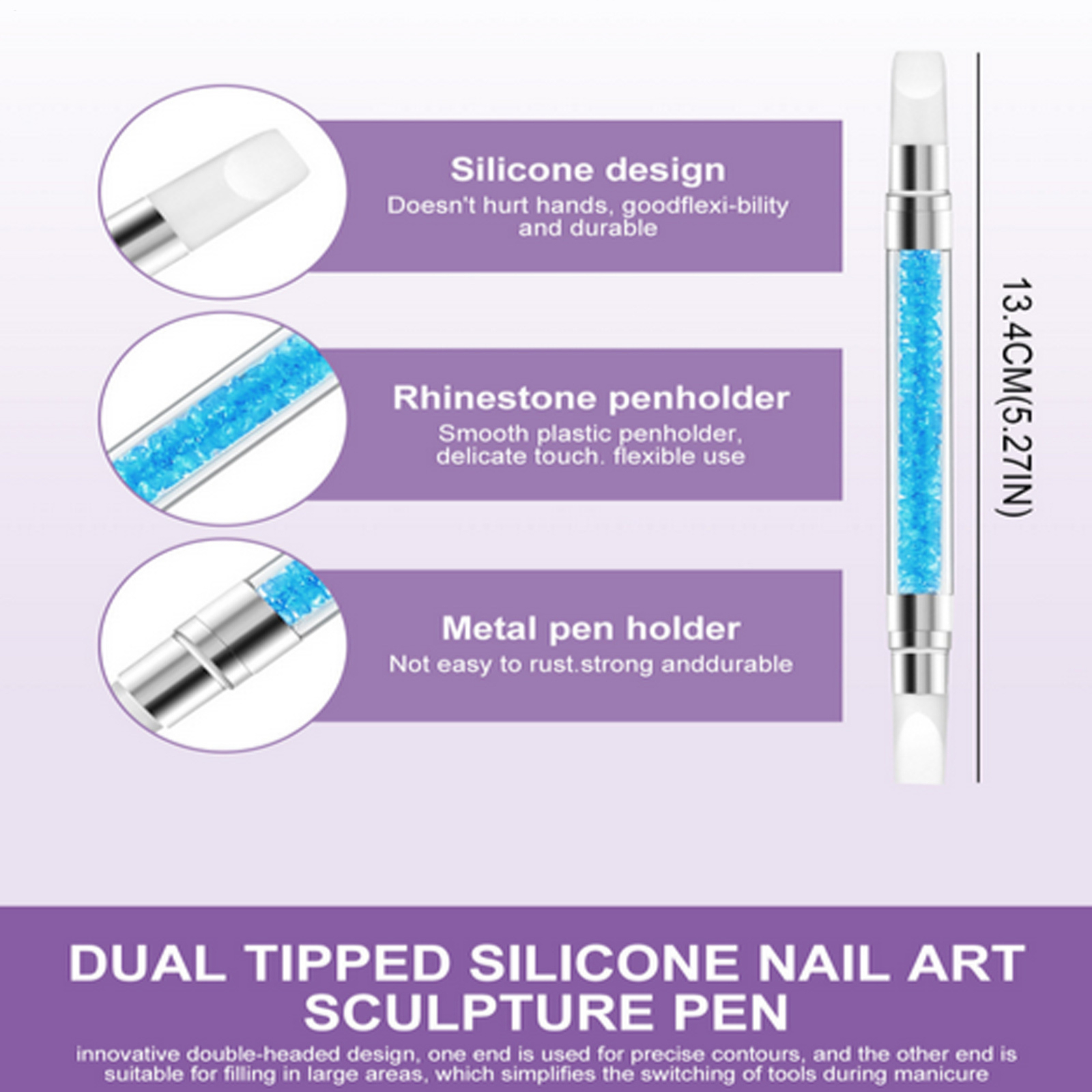 3D Nail Art Gel 5 Colors Sculpting Gel Nail Solid Molding Designs Non-Stick