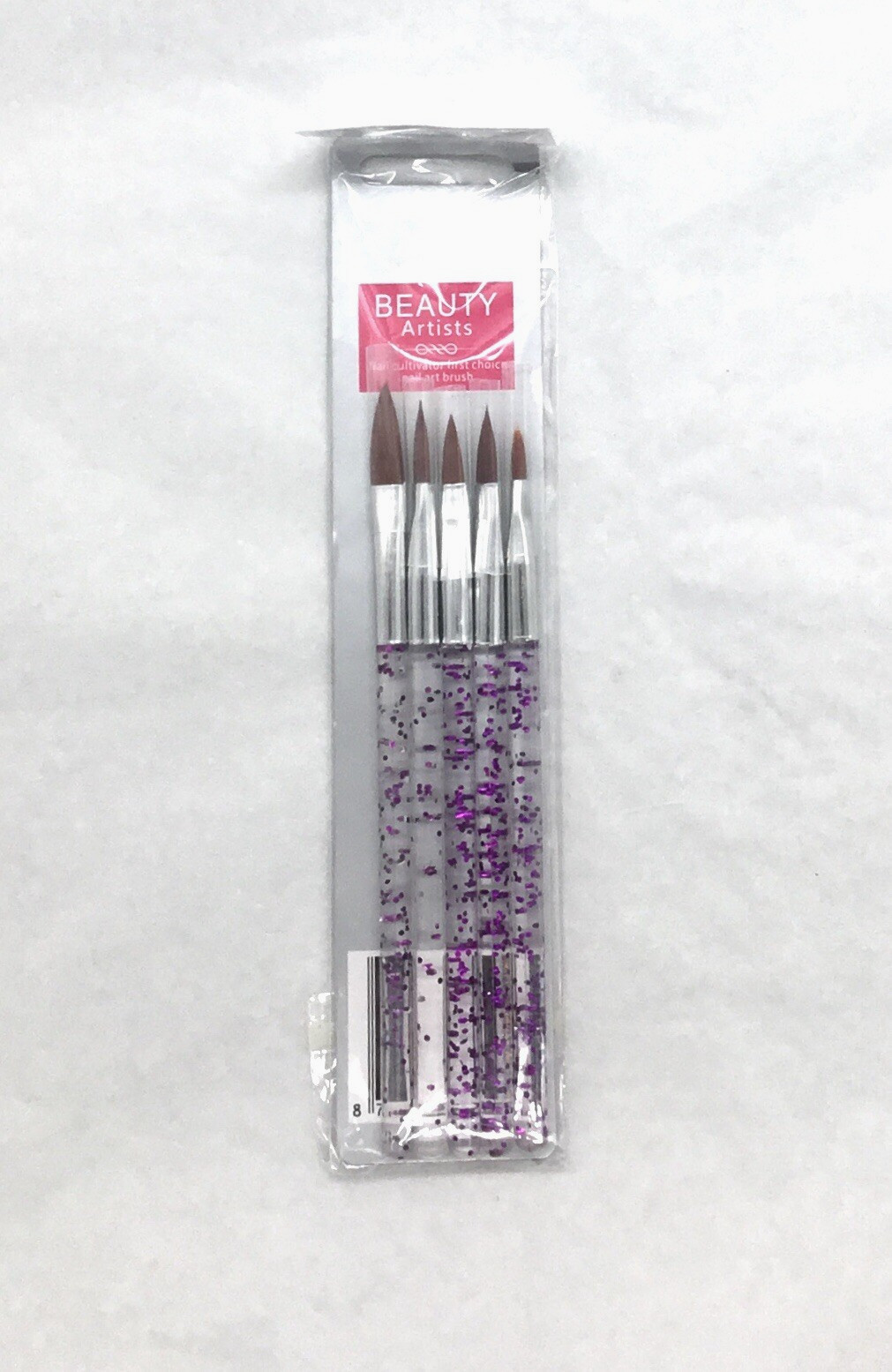 Beauty Artists Nail Cultivator First Choice Nail Art Brush 5 Piece Set