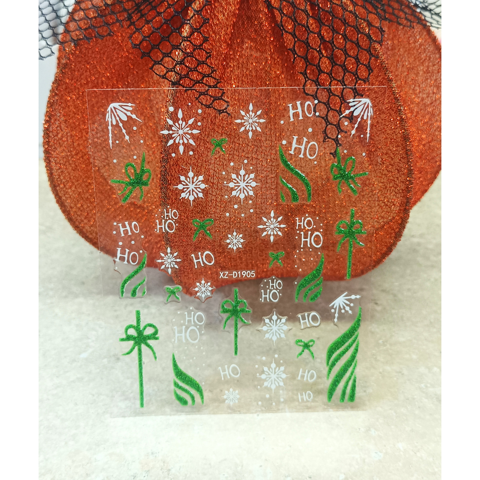 Cute Holiday Nail Decals – 3D Snowflake & Reindeer Nails