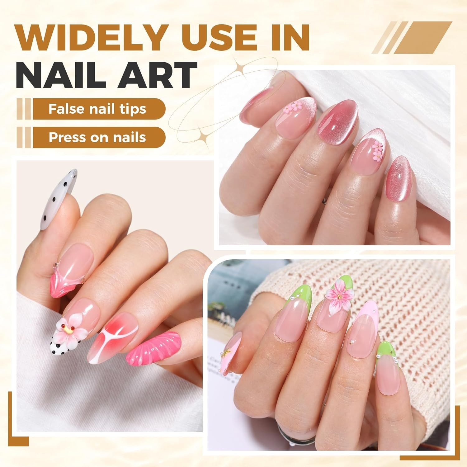 Professional Super Nail Glue – No Lamp Needed, 5ML*2 for Instant Nail Fixes