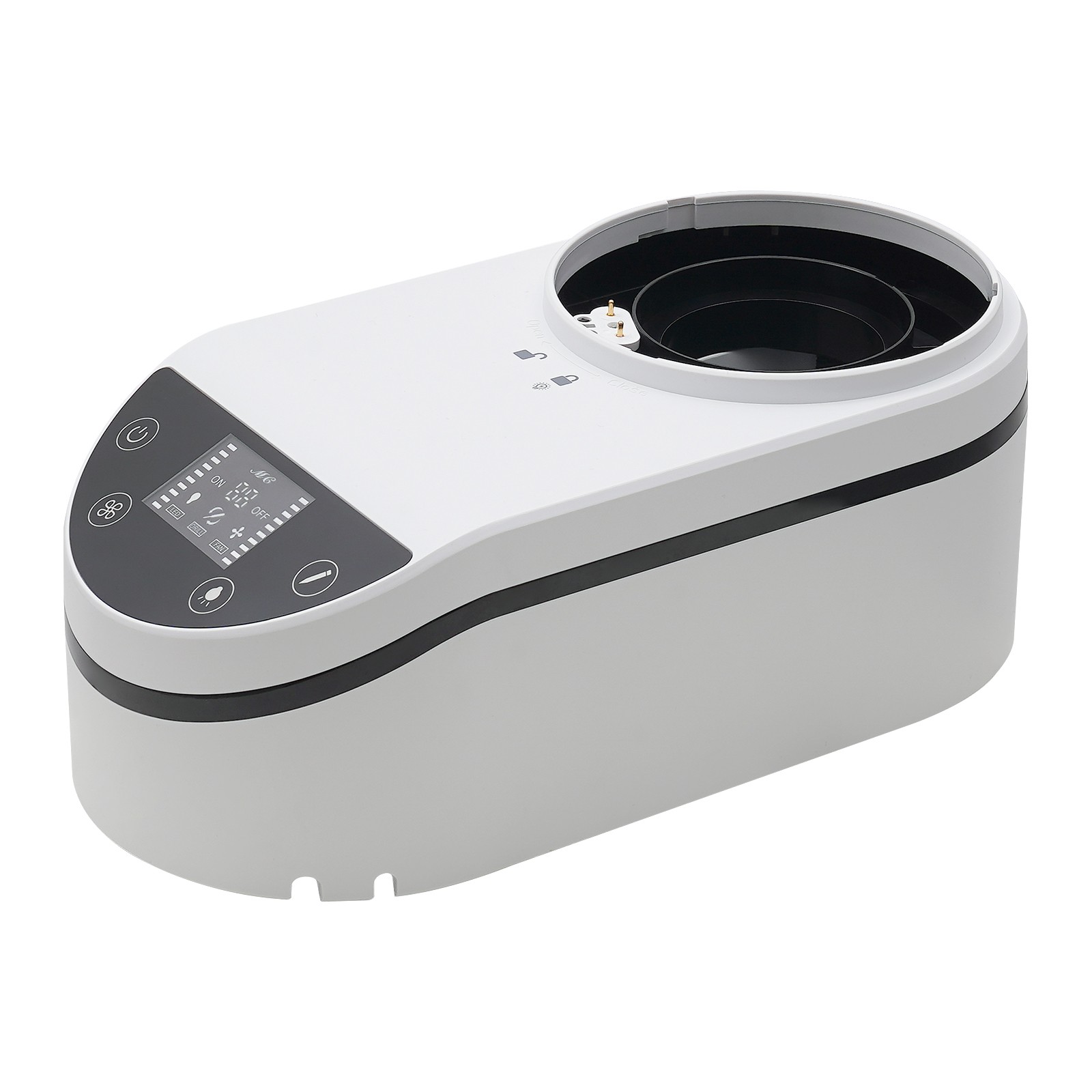 4500rpm Tabletop Nail Manicure Dust Cleaning White Nail Dust Collecting Machine
