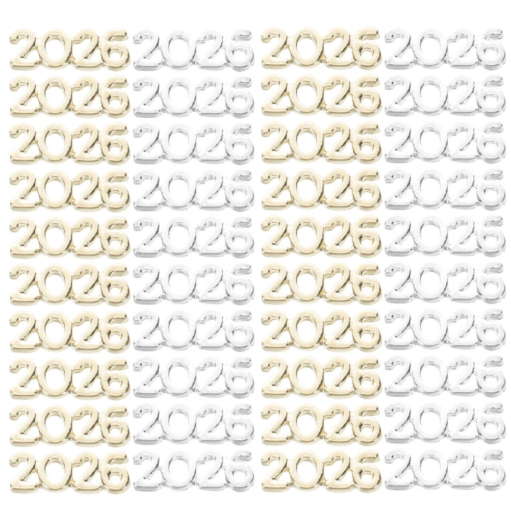 100 Pcs 2026 Manicure Metal Nail Charms Fingernail Embellishments
