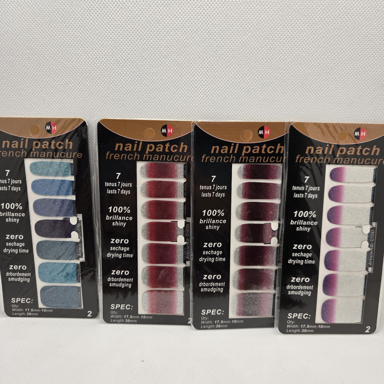 French Manucure Nail Patch New 12 packages New Nail Stickers