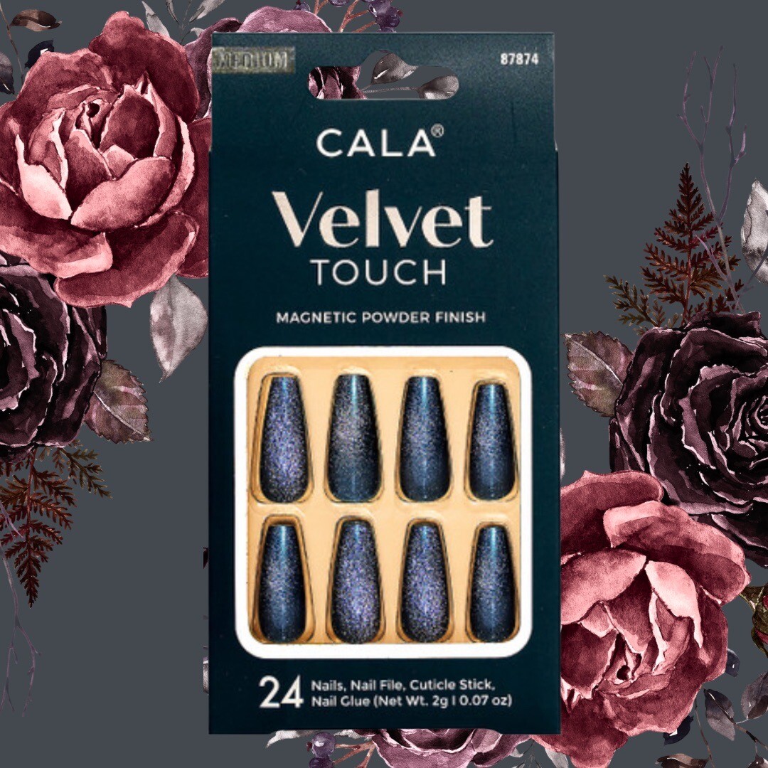 Velvet Touch | Medium Coffin Teal Green