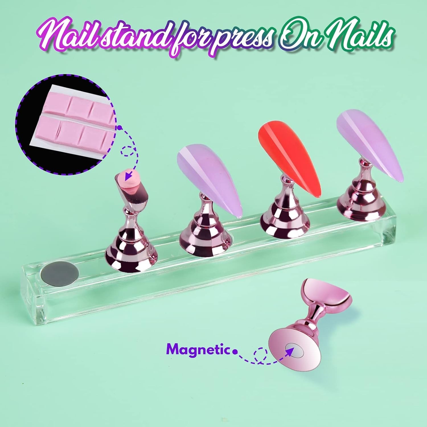 Clear Nail Tips Full Cover, Long Stiletto Nails Tips For Acrylic Nails, 600 P…