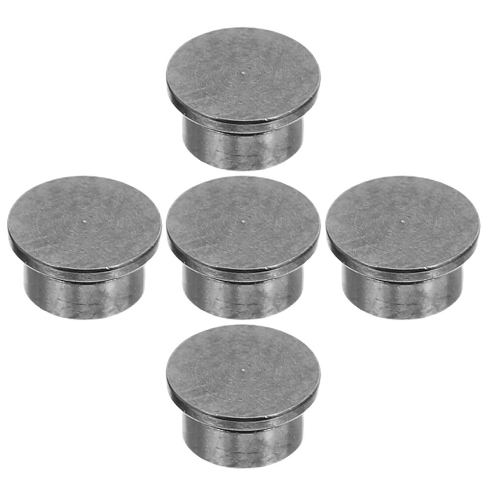 5Pcs Black Metal Nail Shafts Durable Rotary Bearings for DIY Nail Art