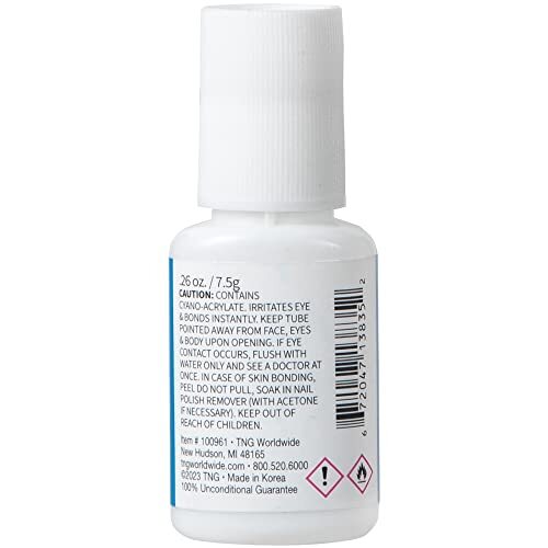 Professional Quick-Dry Nail Glue, Super Strong Brush On Nail Glue – 1 Pack