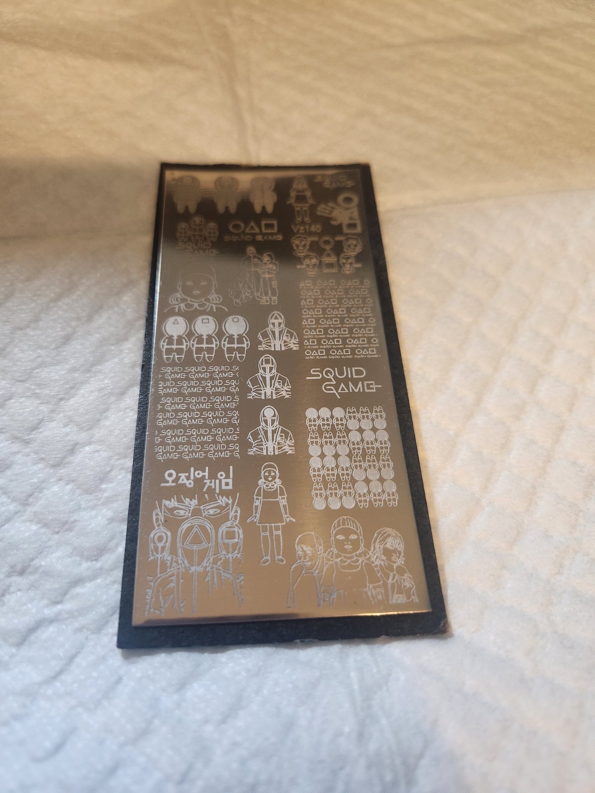 Mundo de Unas Squid Game Nail Stamping Plate