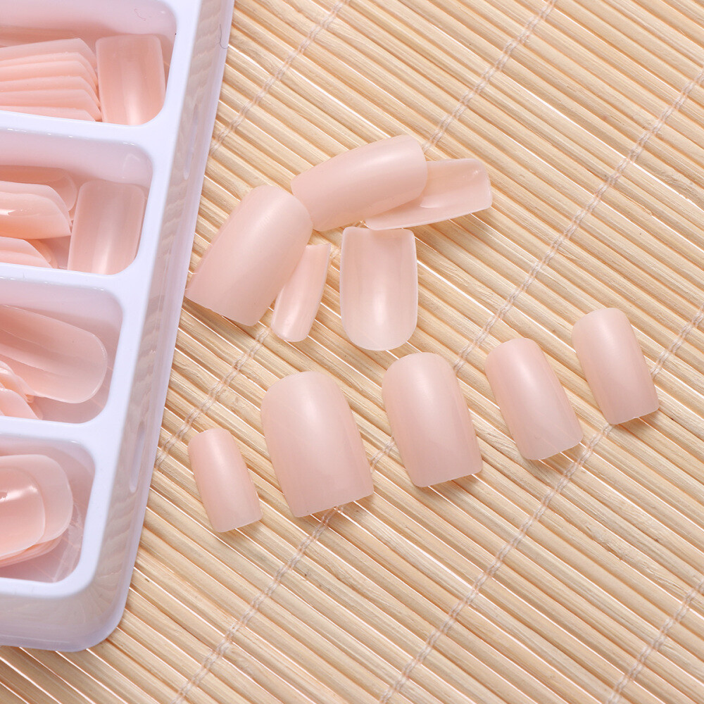 100PCS Nail Tips Artificial False Fake Nails Tips Nail Art Supplies for Nail Art