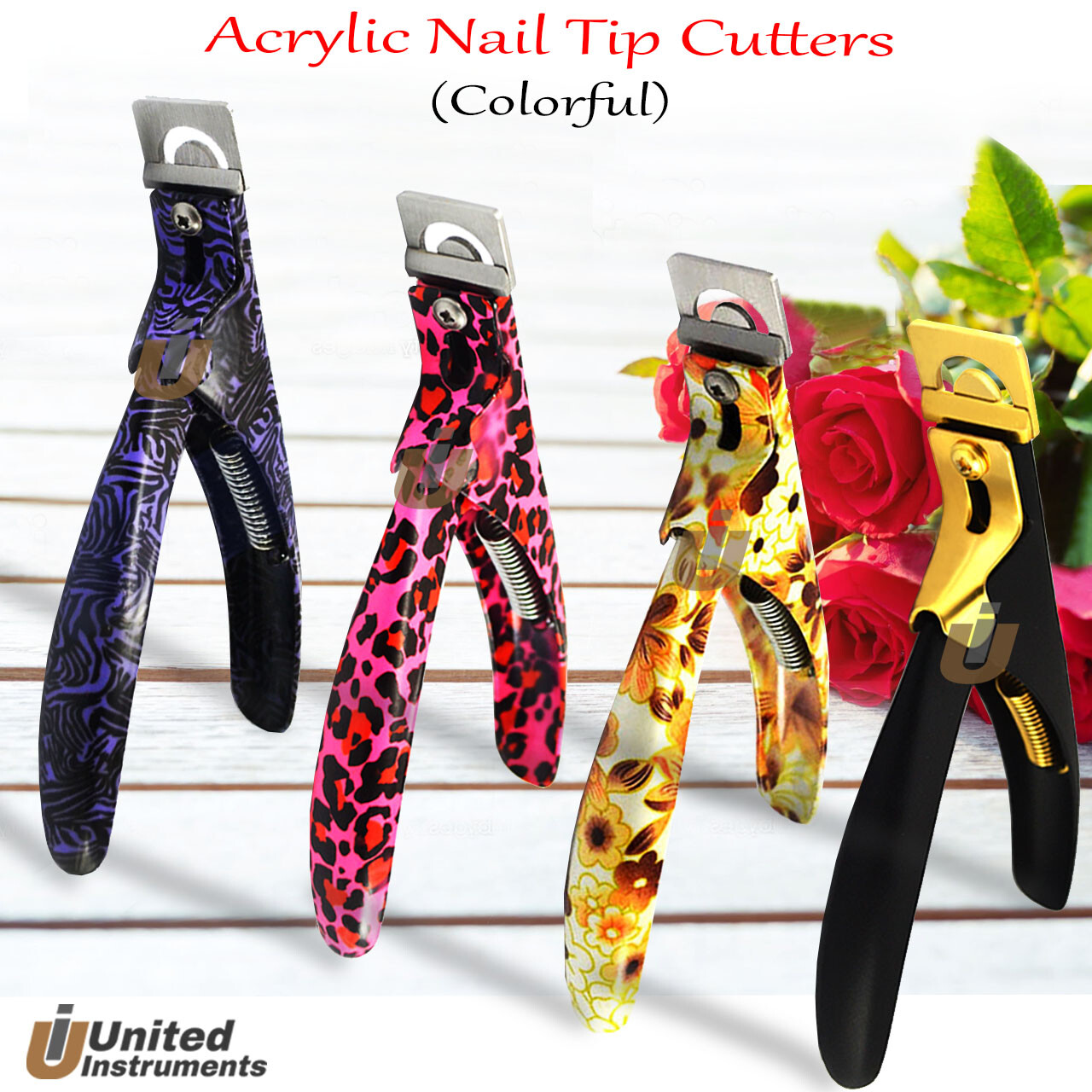 U Edge Nail Art Manicure Tips Cutter Acrylic Nail Scissors False Nail Clipper