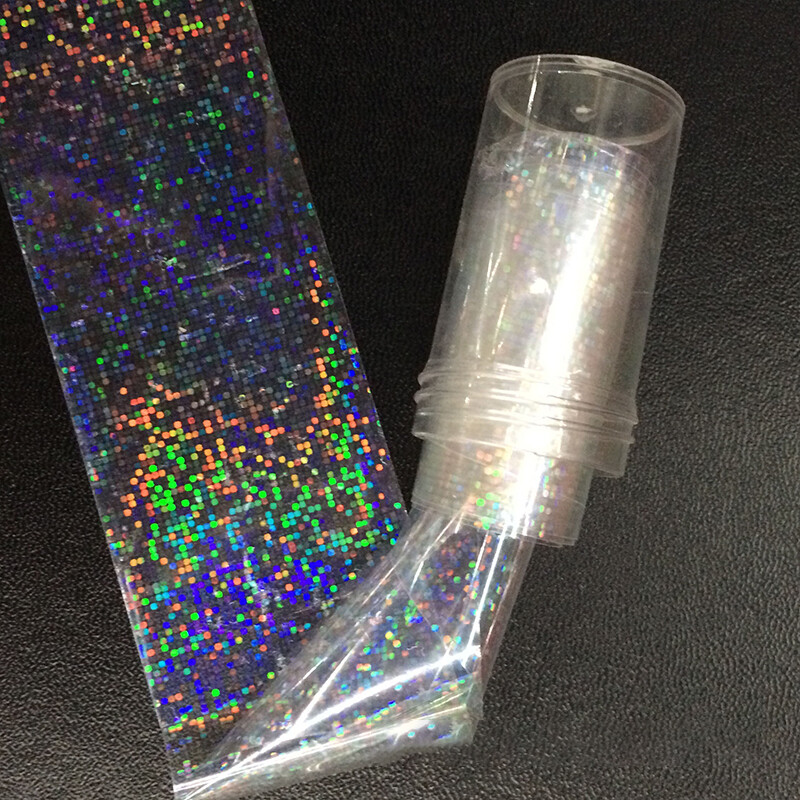 2 Roll of 120m Nail Art Foils Transfer Sticker Aurora Chrome Decals Tips Decor