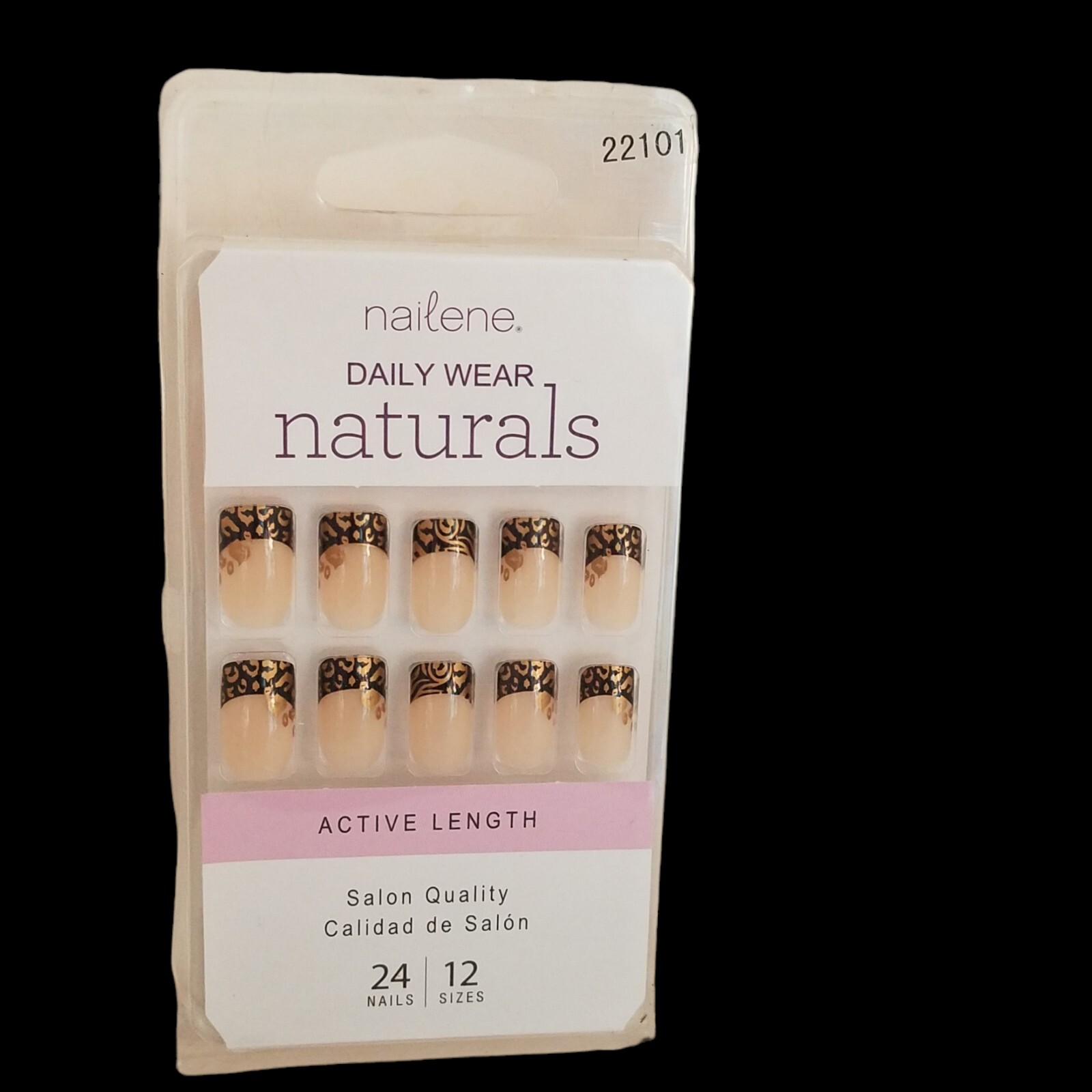 Nailene DAILY WEAR NATURALS Active Length Salon Quality 24 Nails 22101