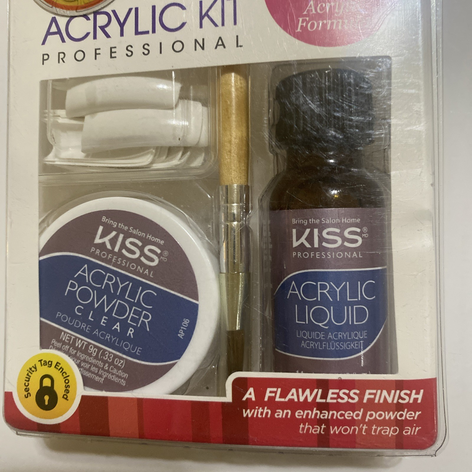 Kiss Acrylic Professional Kit Flawless Finish Dakk New Sealed