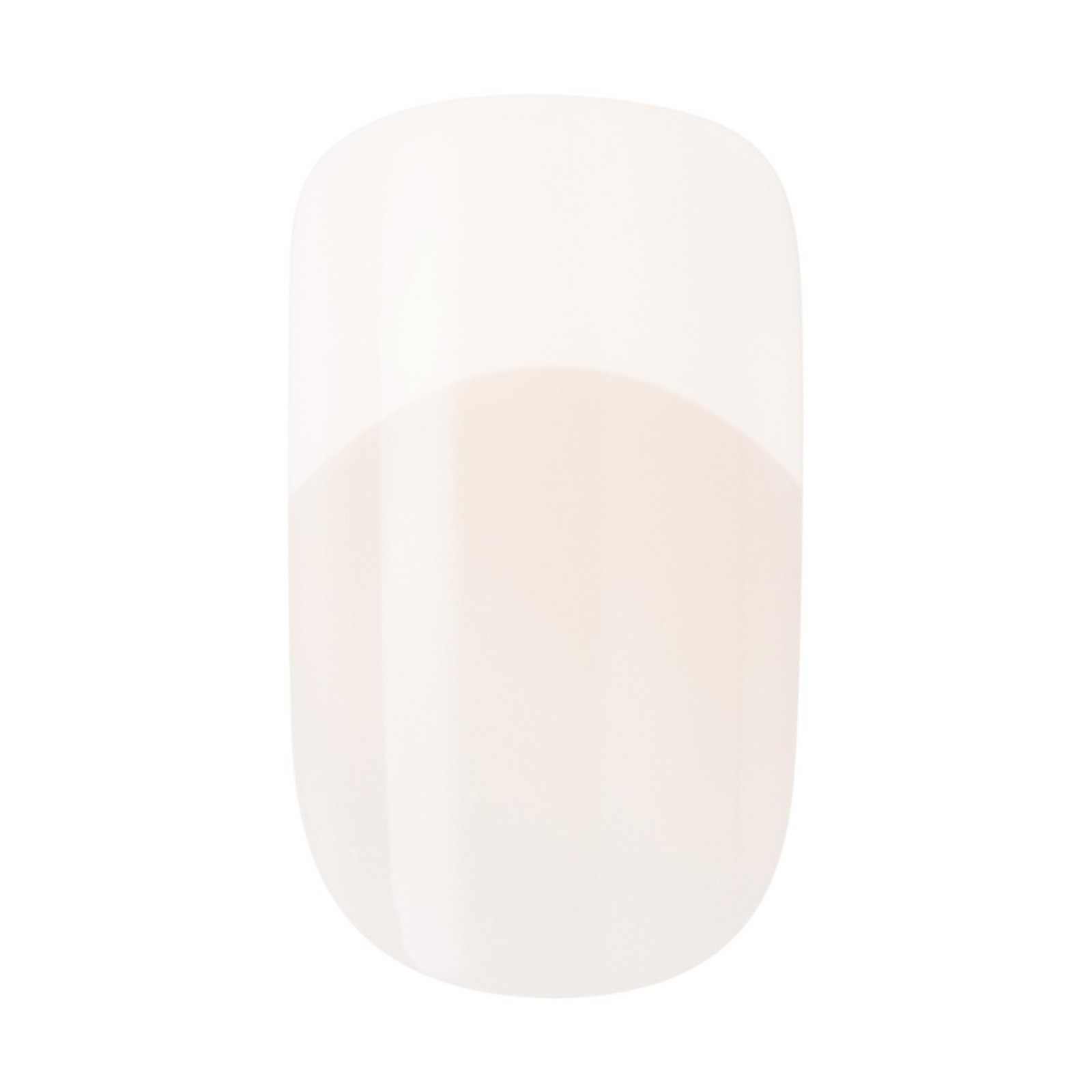 KISS Salon Acrylic French Nude Natural Nails, Medium Length, Ultra-Smooth