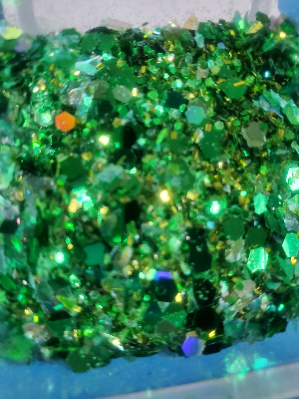 Lucky Green, Green Glitter mix