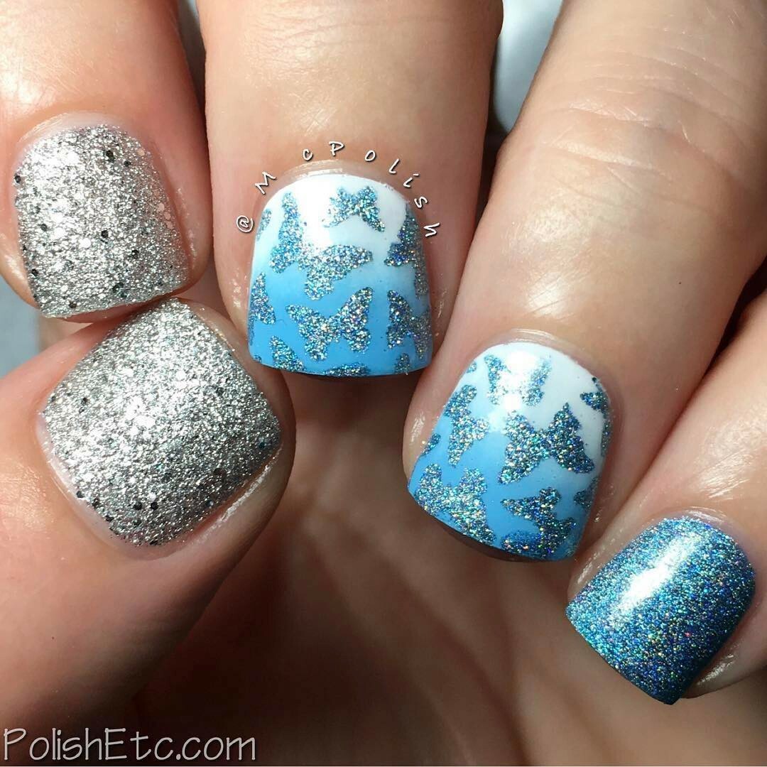 Whats Up Nails Butterflies Stencils for Nails, Nail Stickers, Nail Vinyls