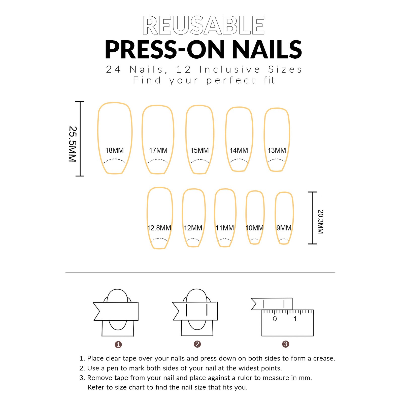 Press on Nail Tips Full Collection Assorted Bow Design for Women Boxed U29