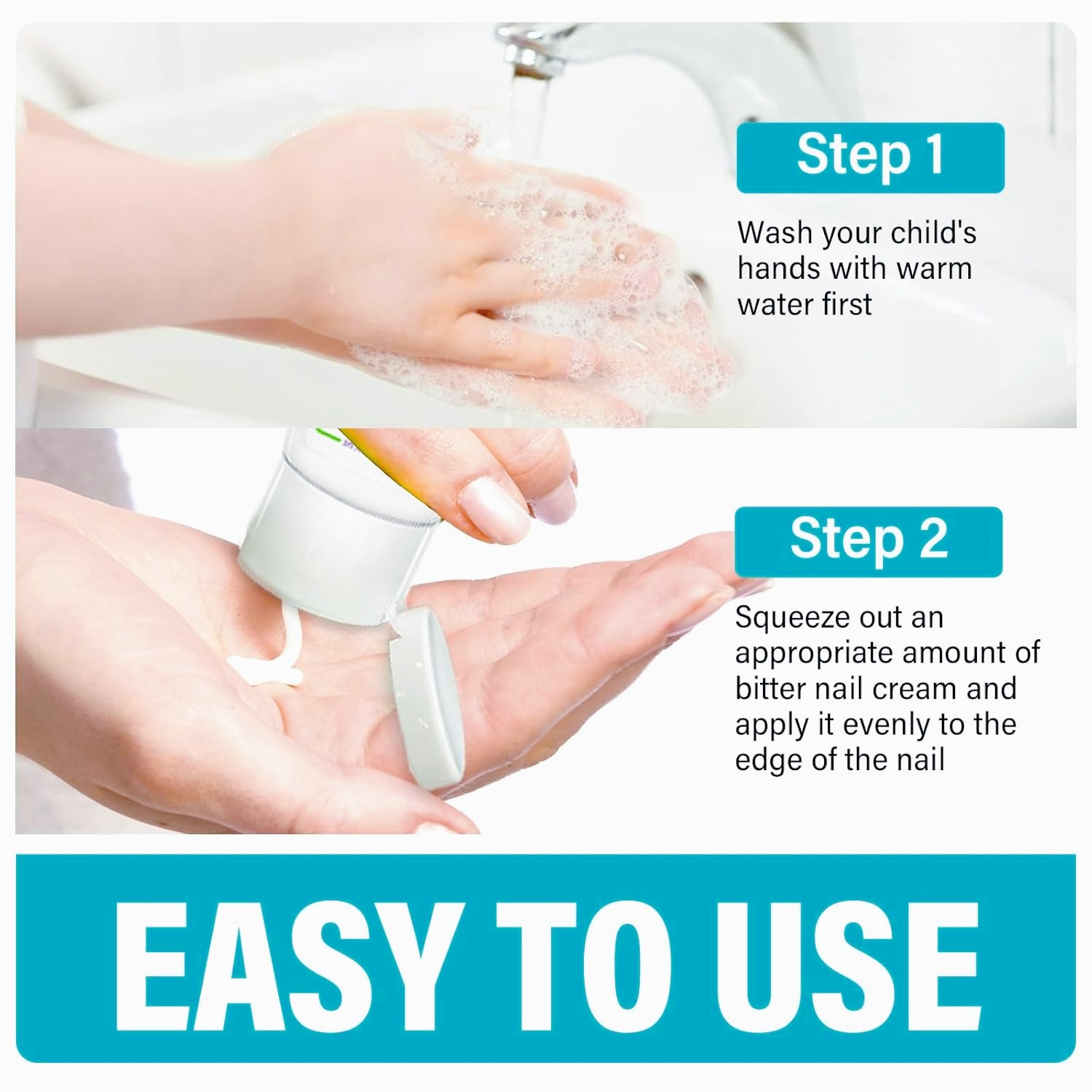 No Bite Nail Polish for Kids Adults Bitter Solution Thumb Sucking