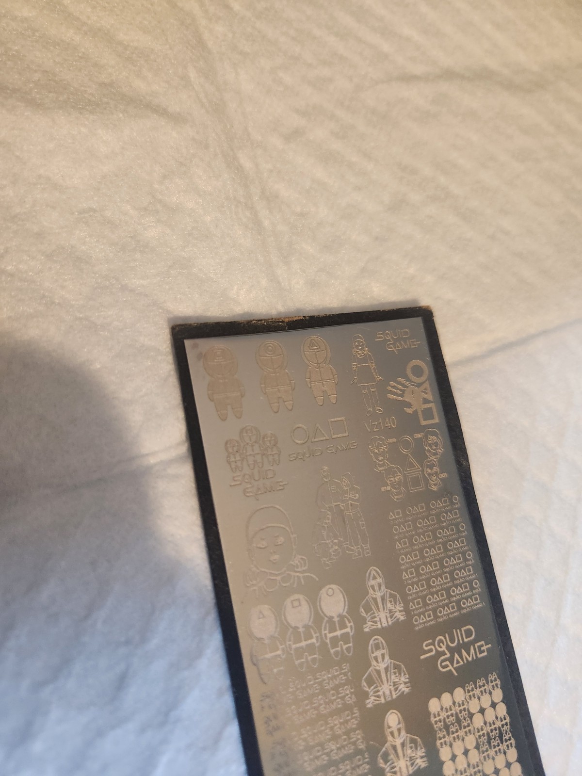 Mundo de Unas Squid Game Nail Stamping Plate