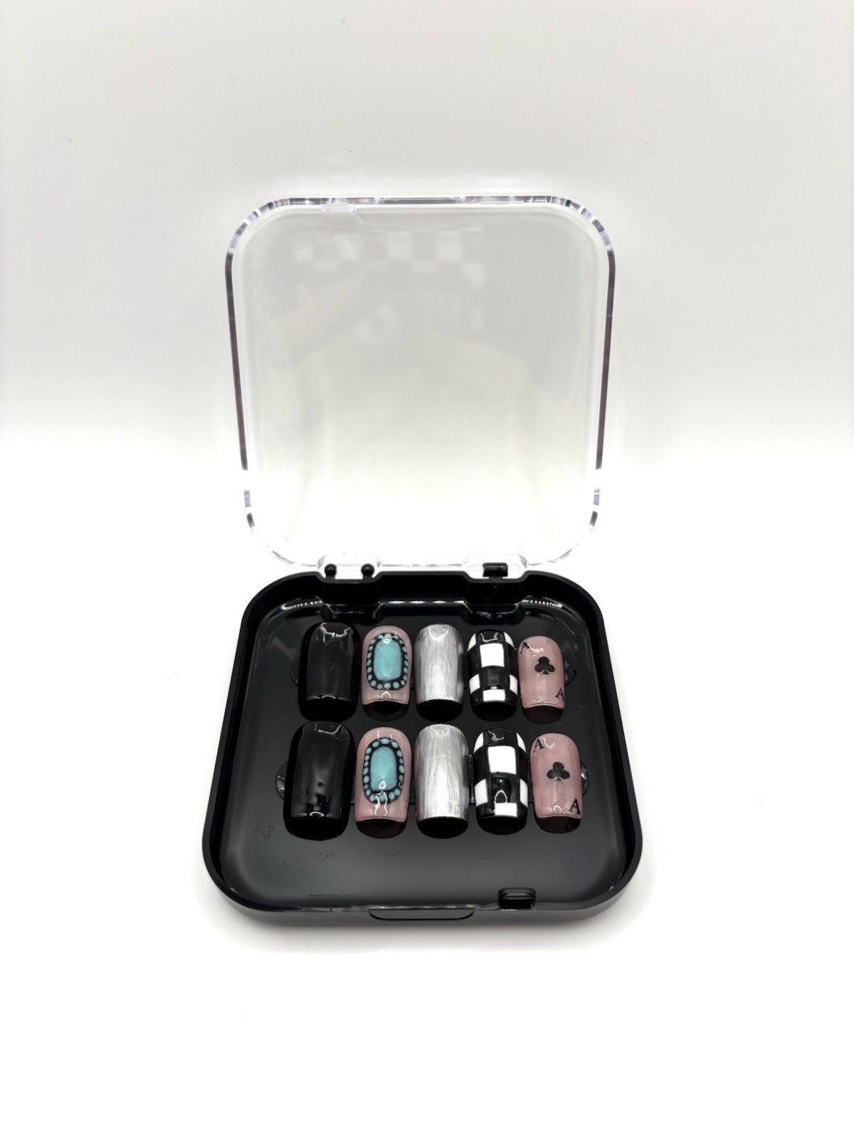 Handmade Western Press-On Nails | Short Square Gel | Custom Sizes Available