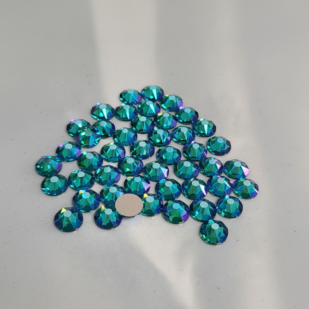 Swarovski 2088 – Flat Back-Blue Zircon Shimmer F