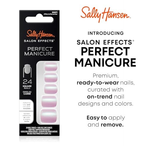 Sally Hansen Salon Effects Perfect Manicure Press On Nails 6 Timeless Looks