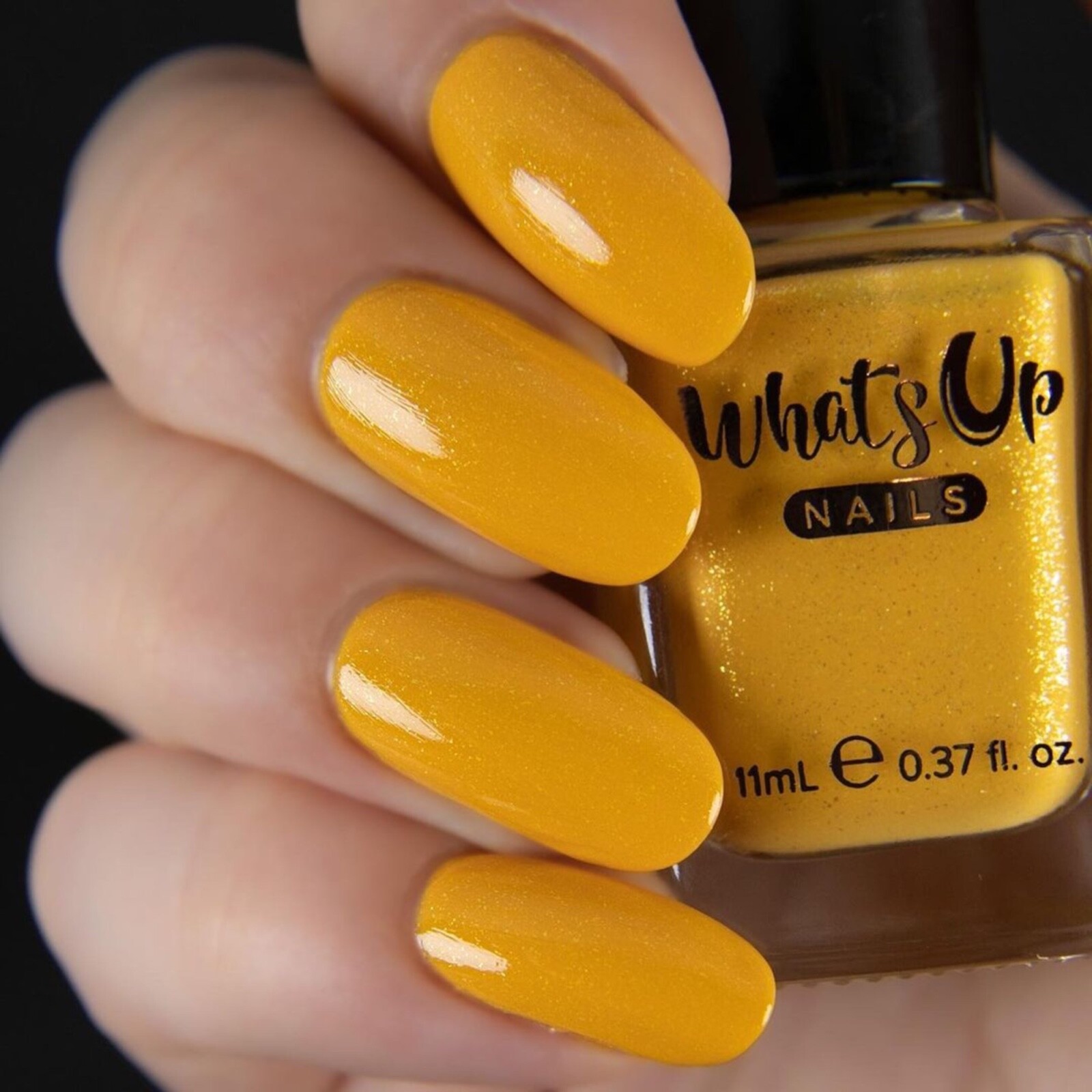 Bear Trap Regular Polish (Mustard Yellow w/ Shimmer), Nail Polish for Nail Art