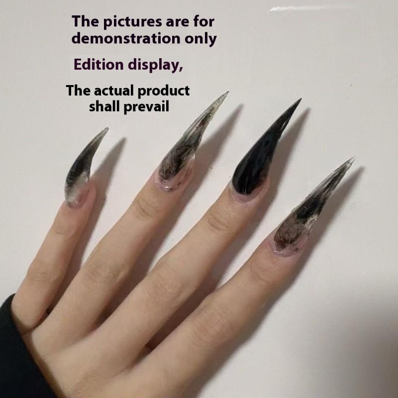 140 Pcs/box Curved Stiletto Nail Dual Forms For Poly Gel Eagle Claw Form