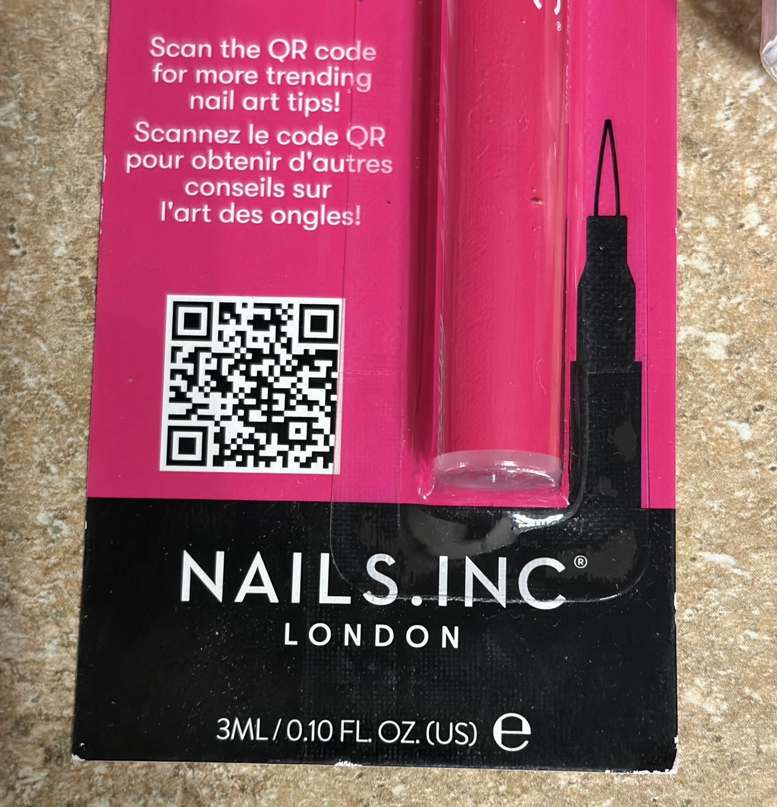 Nails Inc Mani Marker Bubble Gum Pink Sunshine Gold Sally Hanson 243 Make It Sna