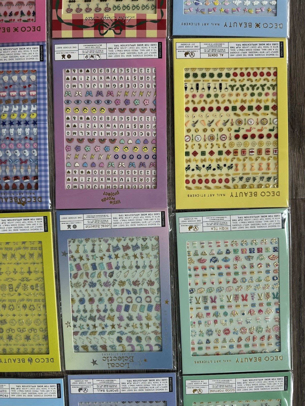 Deco Beauty Nail Art Sticker Lot 54 Sheets New Coquette Miffy Floral Rare SEALED