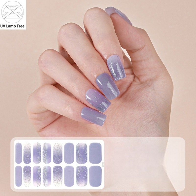 Nail Strips Polish Wraps Fast Dry Decals in Various Colors Nail Stickers