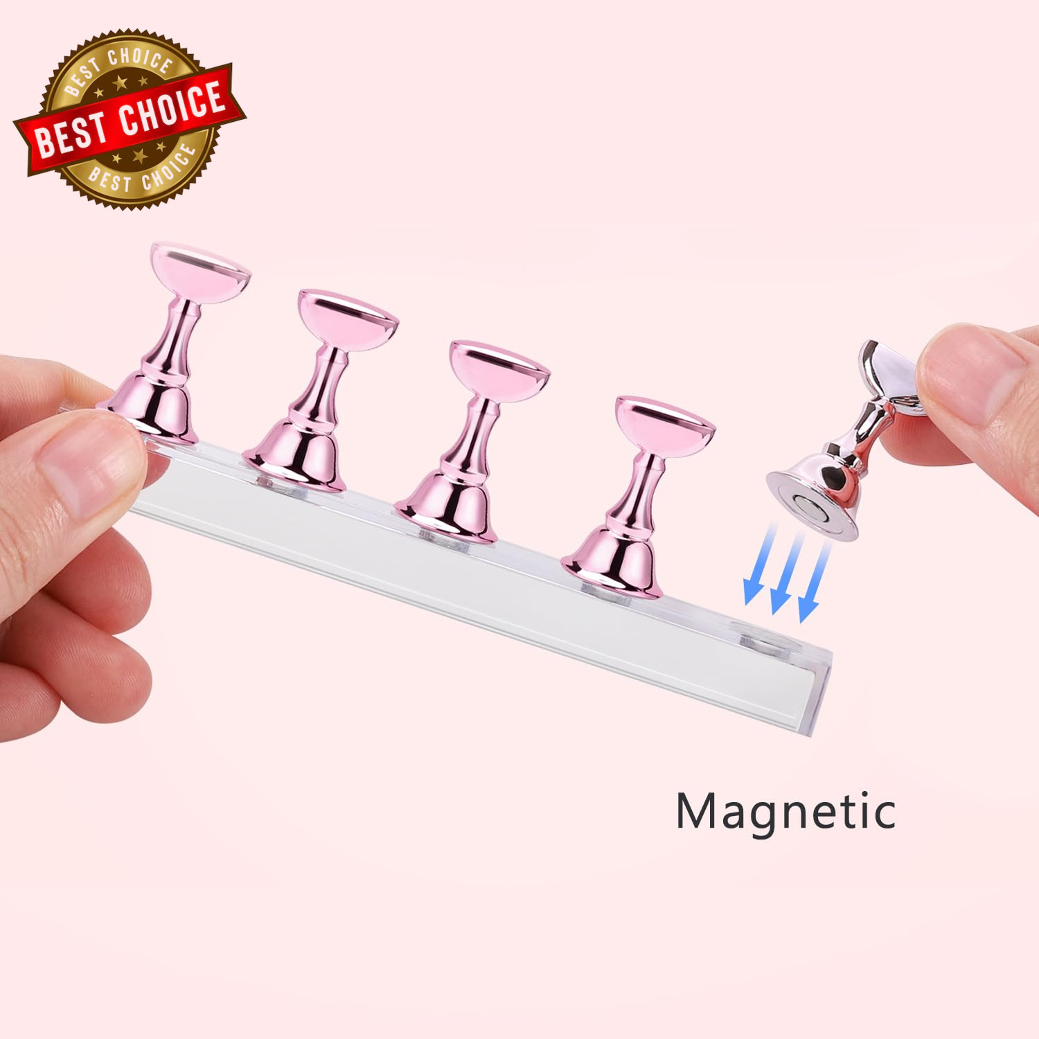 Nail Stand Acrylic Nail Art Display Stand Practice Nail Holder for Painting Nail