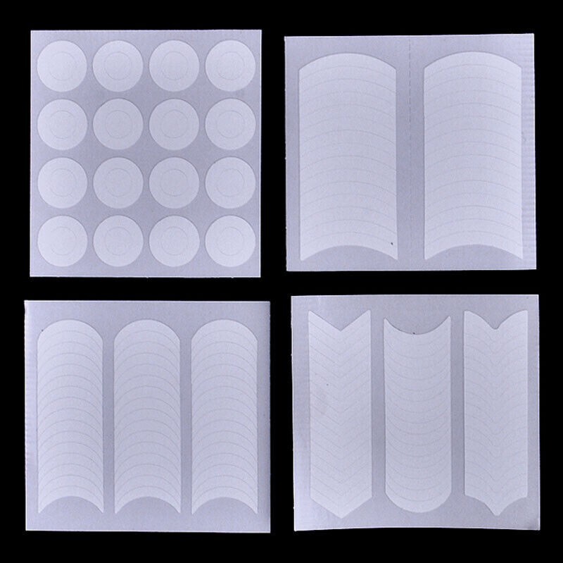 White French Manicure DIY Nail Art Tips Guide Stickers Stencil Styling Tool NH20